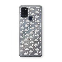Zwanen: Samsung Galaxy A21s Transparant Hoesje