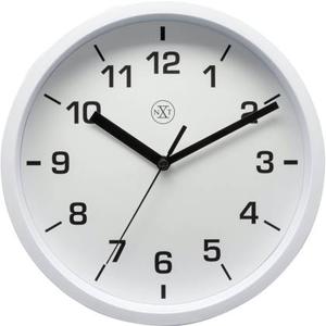 NeXtime - nXt - Wandklok - 20cm - Plastic - Wit - &apos;Easy Small&apos;