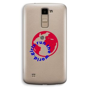 Run The World: LG K10 (2016) Transparant Hoesje