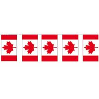 Papieren slinger Canada 4 meter landen decoratie - thumbnail