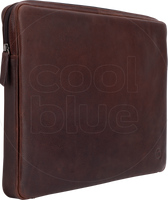 BlueBuilt 17 inch Laptophoes breedte 39 cm - 40 cm Leer Bruin - thumbnail