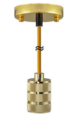 Nostalgic lamp goud fitting Hanglamp E27 Segula 50474