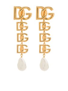 Dolce & Gabbana boucles d'oreilles DG à perles