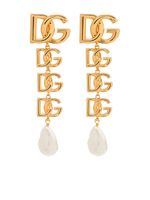 Dolce & Gabbana boucles d'oreilles DG à perles - thumbnail