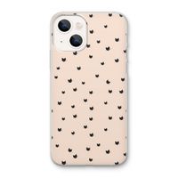 Kleine kattenkopjes: iPhone 13 mini Transparant Hoesje