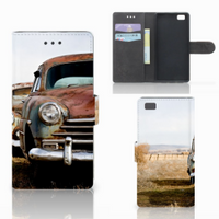 Huawei Ascend P8 Lite Telefoonhoesje met foto Vintage Auto