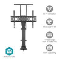 Nedis Gemotoriseerde TV-lift | 37 - 80 " | Maximaal schermgewicht: 60 kg | Ingebouwd Kastontwerp | Hefbereik: 79 - 184 cm | Afstandbestuurbaar | ABS /