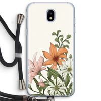Floral bouquet: Samsung Galaxy J5 (2017) Transparant Hoesje met koord