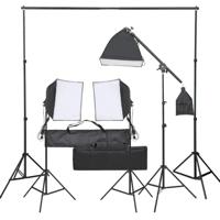 VidaXL Fotostudioset met verlichtingsset