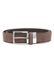 Canali ceinture réversible à boucle logo - Marron