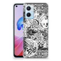 Silicone Back Case OPPO A96 | OPPO A76 Skulls Angel