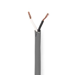 Nedis Speaker-Kabel | 2x 1.5 mm² | 100 m | Donkergrijs | 1 stuks - COTR15030GY100 COTR15030GY100
