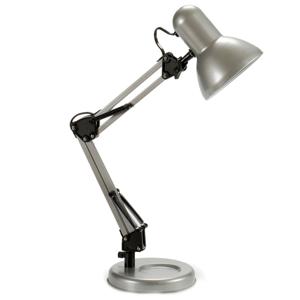 Pincello Tafellamp/bureaulampje High Light - metaal - grijs - H58 cm - buigbaar - hoog model