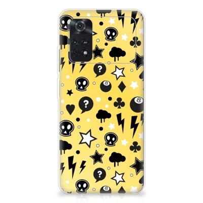 Silicone Back Case Xiaomi Poco M4 Pro 4G Punk Geel Silicone Back Case Xiaomi Poco M4 Pro 4G Punk Geel