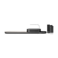 SinkStyle Organiser Set, 4-delig (organiser met afdruipbak, zeep- en afwasmiddeldispenser) - Mineral Infinite Grey