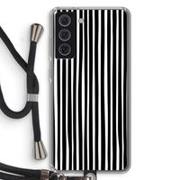Stripes: Samsung Galaxy S21 FE Transparant Hoesje met koord