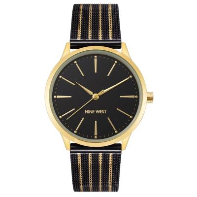 Nine West NW-2566GPBK (Ø 36 mm) Dames horloge
