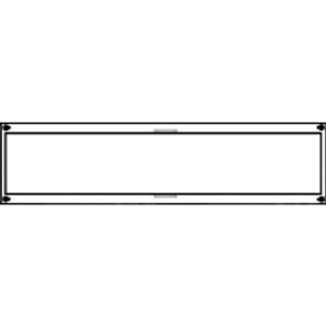 US12A1  - Cover for distribution board 150x500mm US12A1
