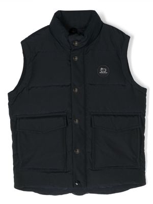 Woolrich Kids gilet Aleutian à design matelassé - Bleu
