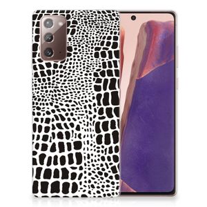 Samsung Note 20 TPU Hoesje Slangenprint