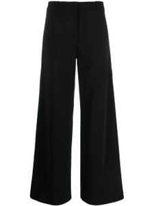 Patrizia Pepe pantalon palazzo Essential à taille haute - Noir