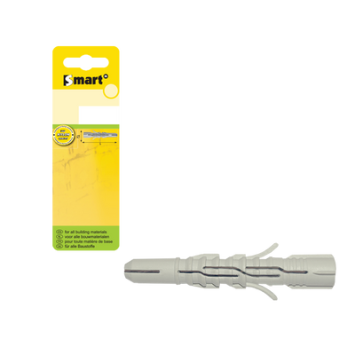 pgb-Europe SMART | Nylon lange plug z.boord Ø 8x60 | 30 st SM00LPN00080060GH