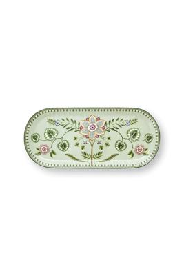 Pip Studio Taartplateau Rechthoekig Lily&Lotus Licht Groen