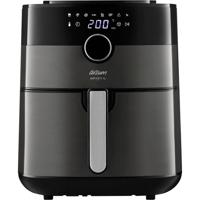 arzum Heissluftfritteuse Frituurpan 6 l Heteluchtfunctie, Met display Zwart-zilver