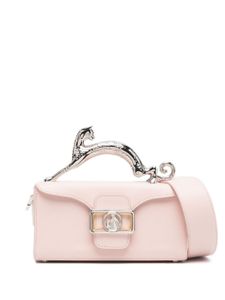 Lanvin Pencil Cat nano top handle bag - Rose