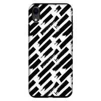 Zwarte vegen: iPhone XR Tough Case Zwarte vegen: iPhone XR Tough Case