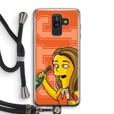 Jamie Lee Simpson: Samsung Galaxy J8 (2018) Transparant Hoesje met koord