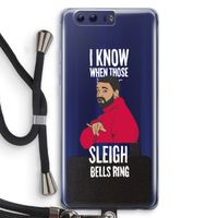 Sleigh Bells Ring: Honor 9 Transparant Hoesje met koord