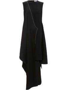 JW Anderson robe sans manches à design asymétrique - Noir