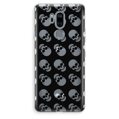 Musketon Skulls: LG G7 Thinq Transparant Hoesje