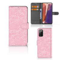 Samsung Galaxy Note 20 Hoesje White Flowers - thumbnail