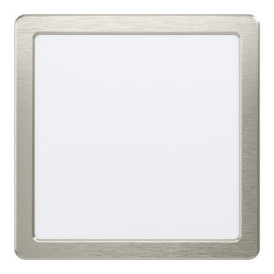 Eglo Vierkante inbouwspotFueva 5 16,5w - 4000K 21,6cm nikkel - 99185