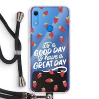 Don't forget to have a great day: Huawei Y6s Transparant Hoesje met koord