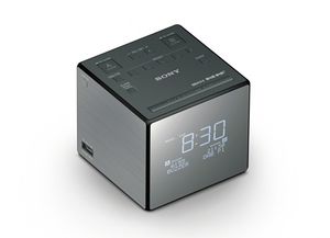 Sony XDRC1DBP radio Klok Zwart, Zilver