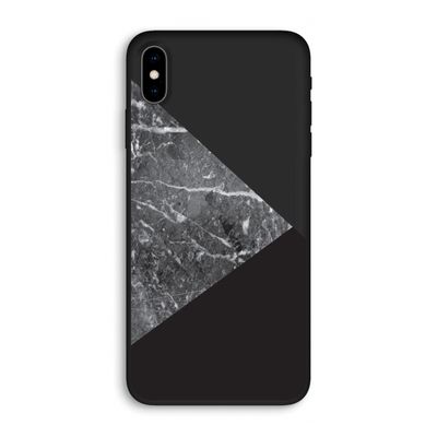 Combinatie marmer: iPhone XS Max Biologisch afbreekbaar hoesje