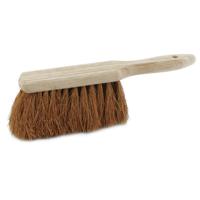 Houten stoffer - 28 cm - kokosvezel - voor binnen en buiten - handveger