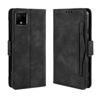 Voor Google pixel 4 portemonnee stijl huid voelen kalf patroon lederen draagtas met aparte kaartsleuf (zwart)