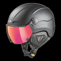 CP New Camurai skihelm zwart - meekleurend & polariserend vizier - kies uit 2 soorten !