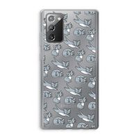 Poezen: Samsung Galaxy Note 20 / Note 20 5G Transparant Hoesje