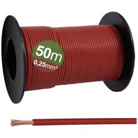 Quadrios 23CW022 Enkele ader 0.25 mm² Rood 50 m - thumbnail