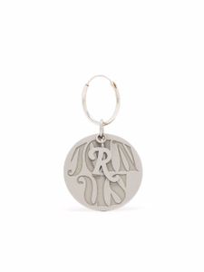 Raf Simons boucle d'oreille Join Us à breloque - Argent