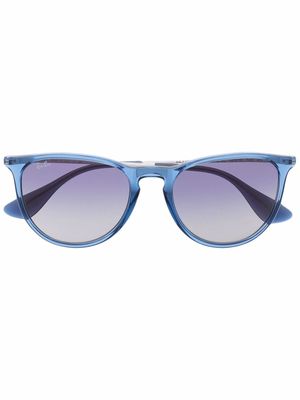 Ray-Ban lunettes de soleil à monture carrée transparente - Bleu