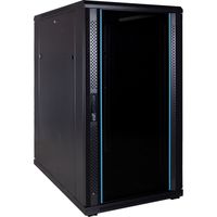 DSI 22U serverkast met glazen deur - DS6022 server rack 600 x 1000 x 1200mm