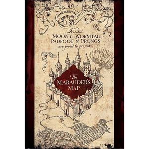 Poster Harry Potter - The Marauders Map - 61x91,5cm