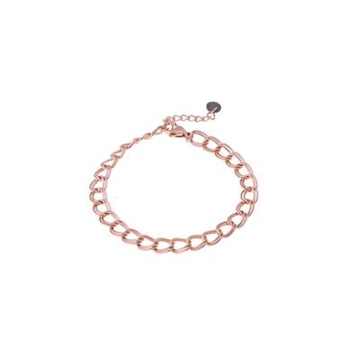 Go Dutch Label Open Schakel Armband Rosé Goud