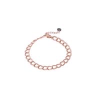 Go Dutch Label Open Schakel Armband Rosé Goud Go Dutch Label Open Schakel Armband Rosé Goud